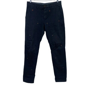 Tommy Hilfiger Denton Chino Straight Fit 31/32 Organic Cotton Stretch Flag Logo